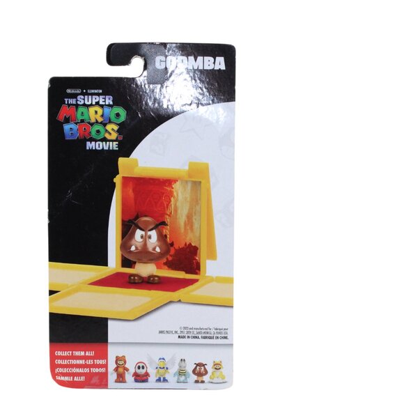 Super Mario Bros Movie Goomba Figure w/ Question Block Jakks Pacific - Picture 13 of 16